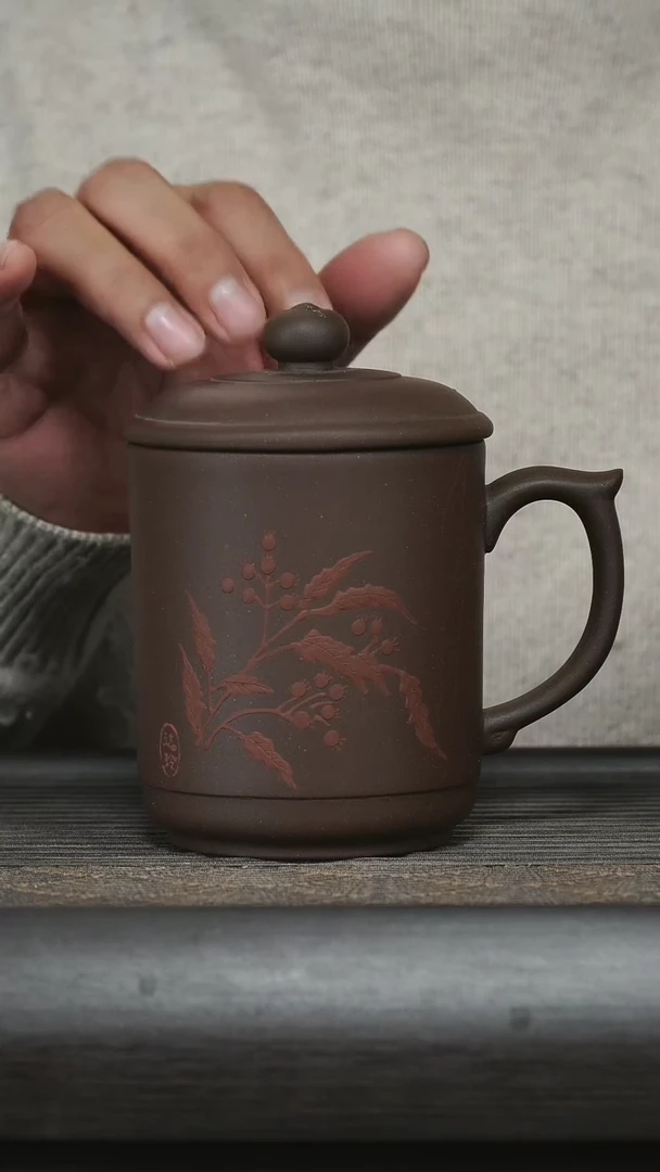 【闪购商品】紫砂茶杯老杯子麦穗@@GB00635