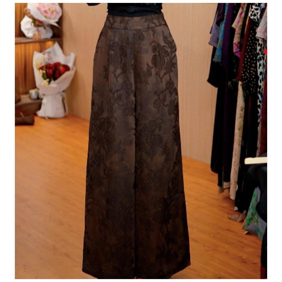 0606-4新款女士休闲裤(咖色）