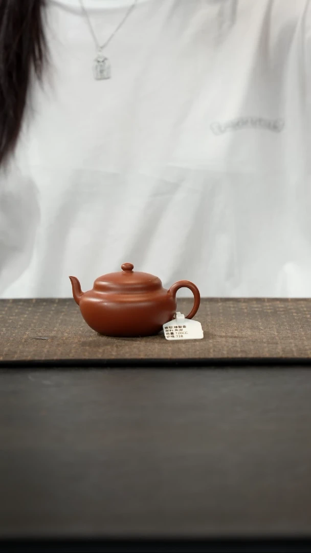 茶壶紫砂朱泥缘聚壶120cc