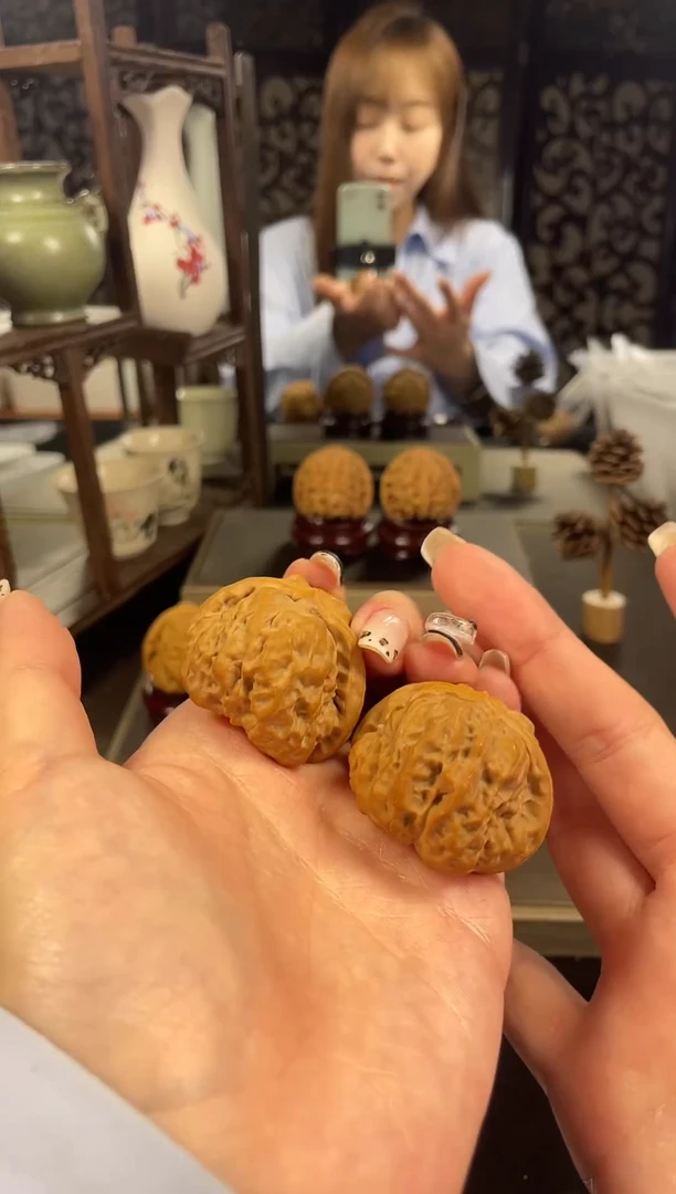 【闪购商品】文玩核桃把件蛤蟆头39尺-14