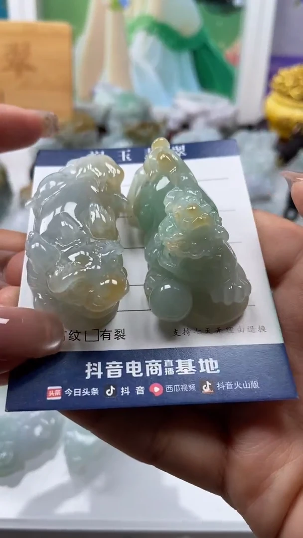颈饰未镶嵌翡翠元*貔貅