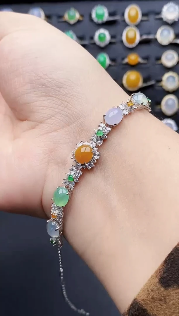 银S925镶嵌戒指翡翠1028