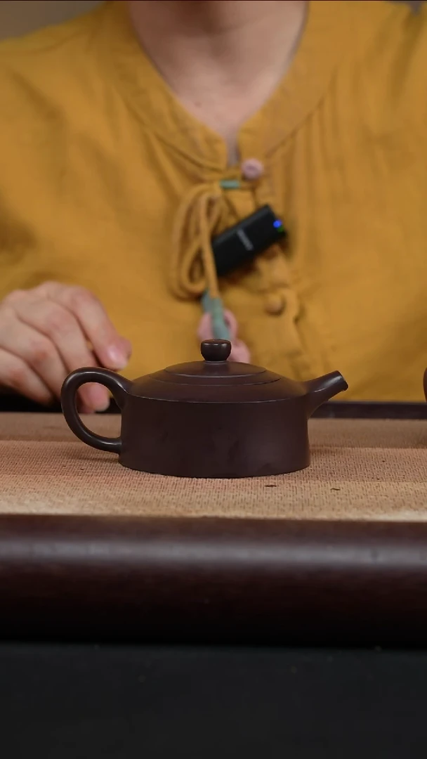 茶壶紫砂周盘-老紫泥-MH-1606