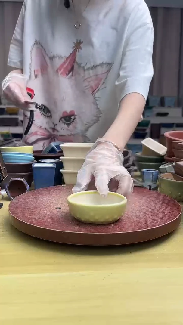 紫砂花盆紫砂花盆微瑕