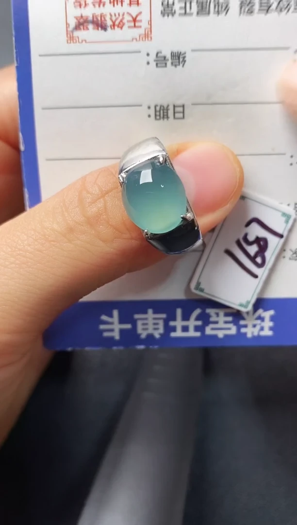 银S925镶嵌戒指翡翠22222222222