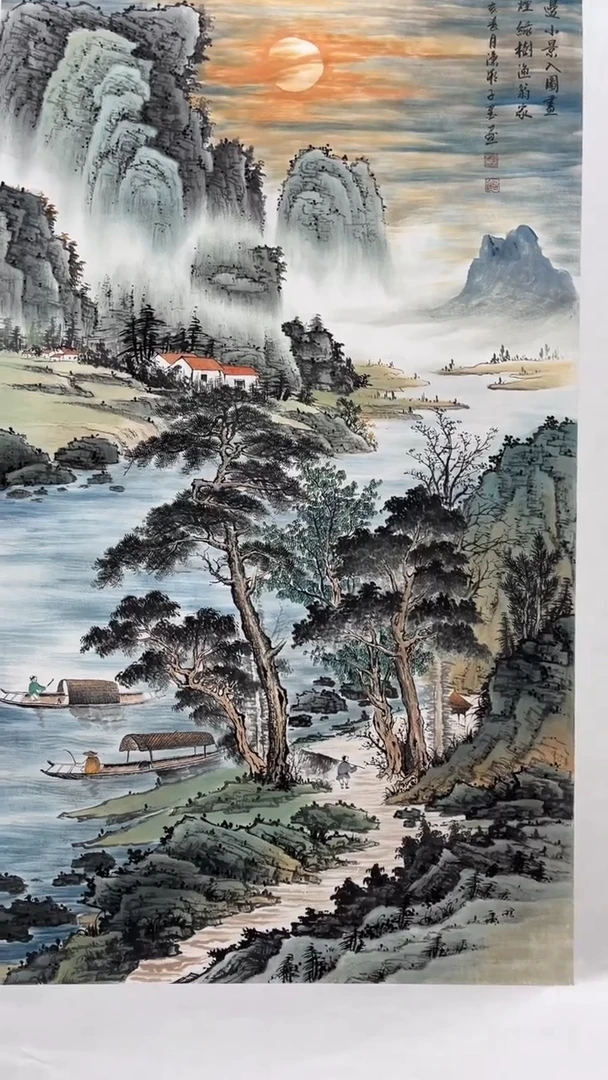 【闪购商品】绘画邓志标红袍原作2