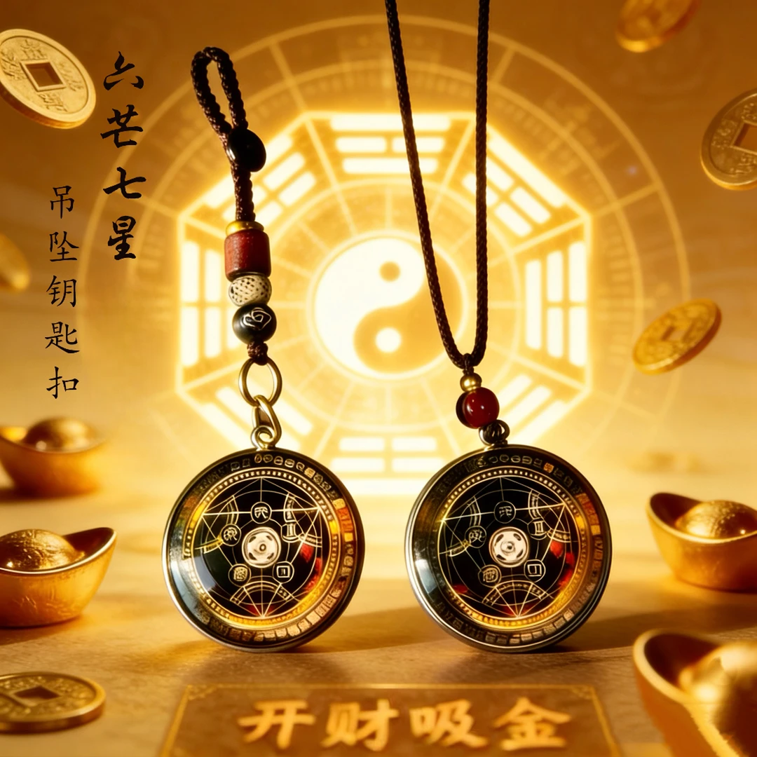 【大唐】六芒七星开財阵能量开韵随身守护聚宝財阵驾车个人用品