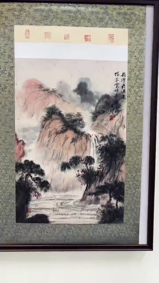国画戈老师绘画作品 带荣宝斋宁波证书  画芯发