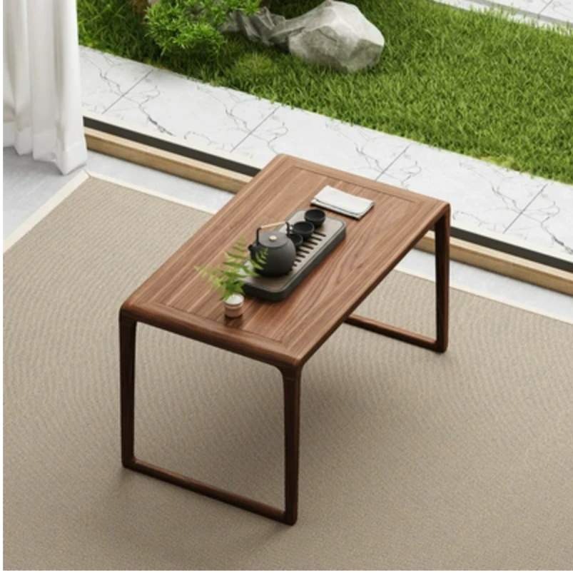 阳台茶桌老榆木茶桌椅组合家用禅意泡茶台小户型原木新中式茶桌