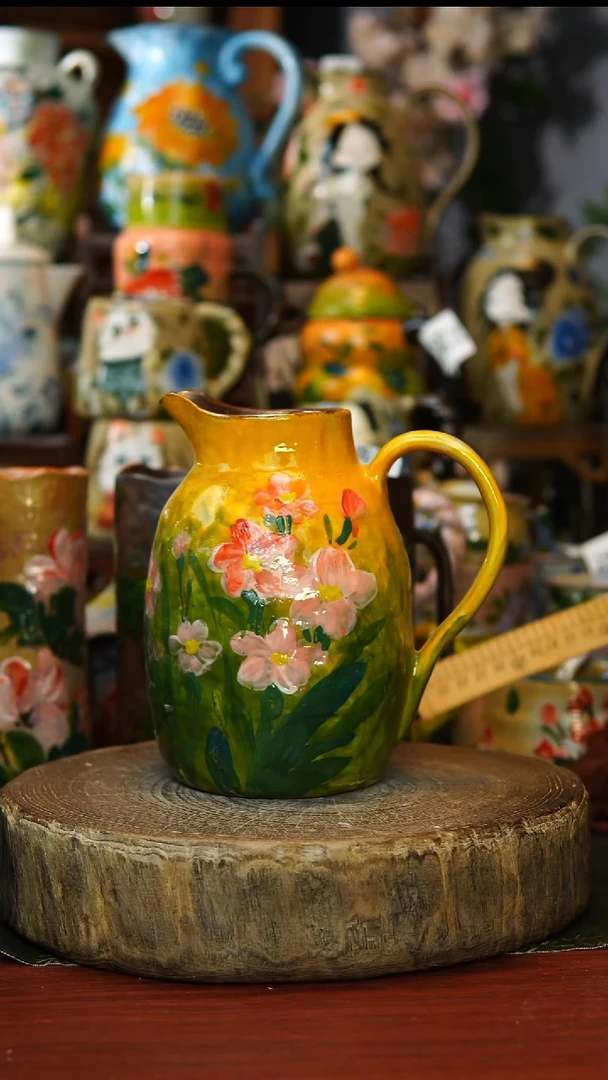 陶瓷124景德镇手工手绘釉下彩