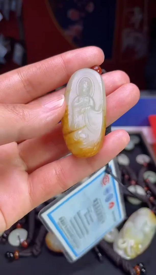 颈饰未镶嵌和田玉123