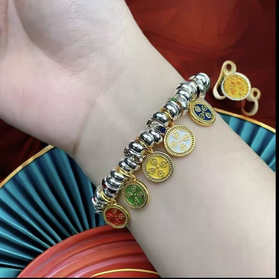 五路财神实心999.9手串