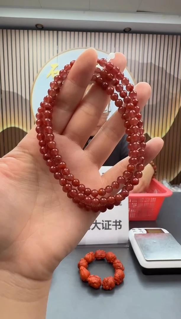 未镶嵌多圈南红玛瑙013ZB1123产品一个