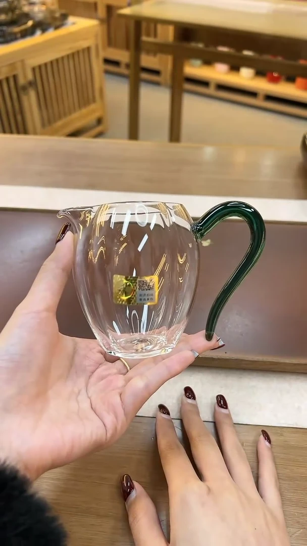 【闪购商品】禾器 晶彩瓜礼茶海墨绿
