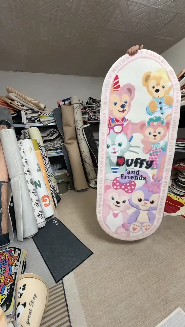 混纺60*160床边毯