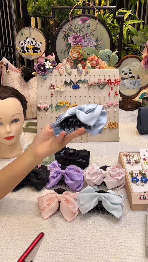 织绣g****t非遗绒花手工饰品