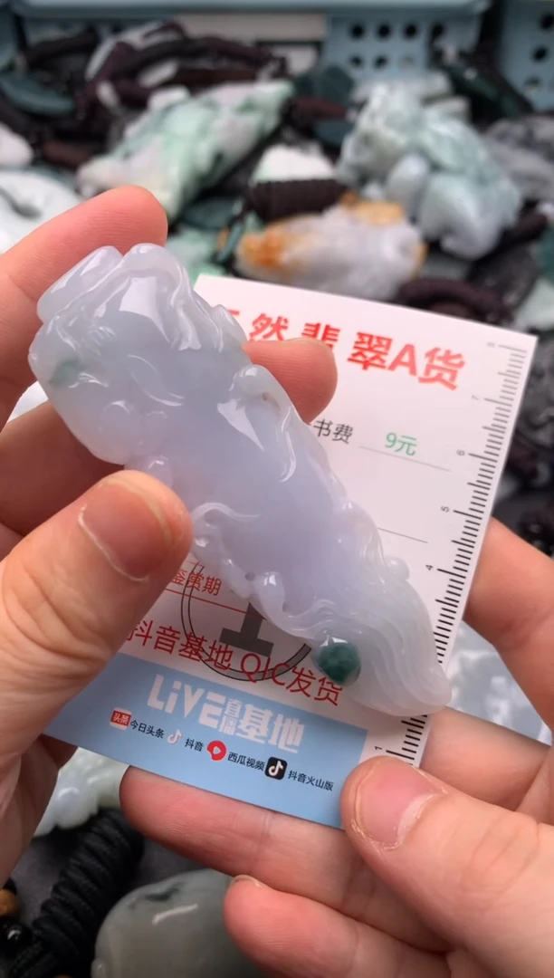 翡翠未镶嵌吊坠(不含链)1