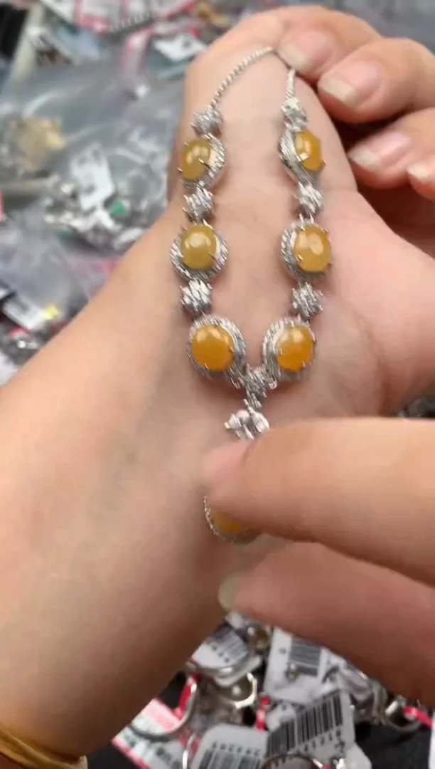 银S925镶嵌戒指翡翠天然A货缅甸翡翠