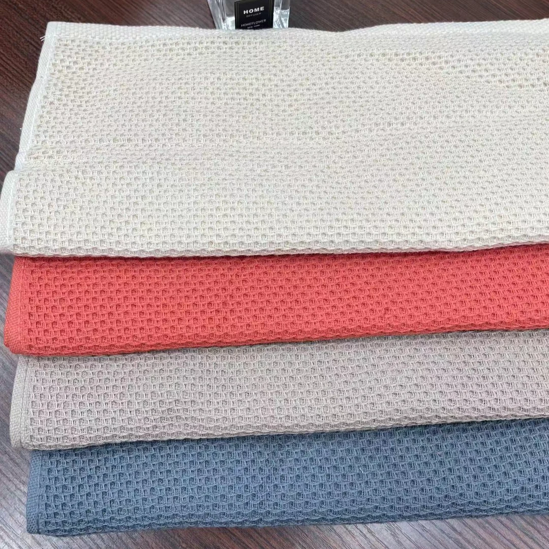 蜂窝纱布透气吸水不掉色不掉毛34*74