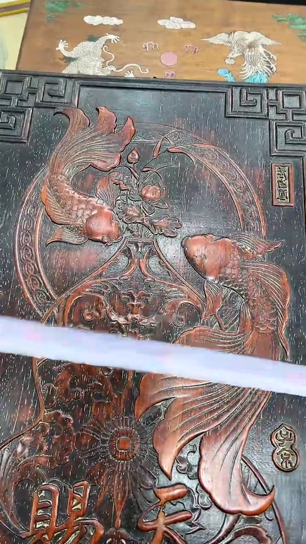 木沐头淘摆件木雕件