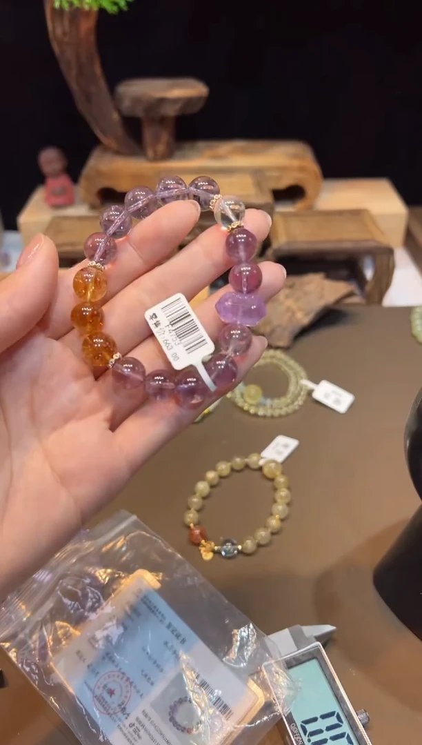 水晶手链未镶嵌手饰@@F4753