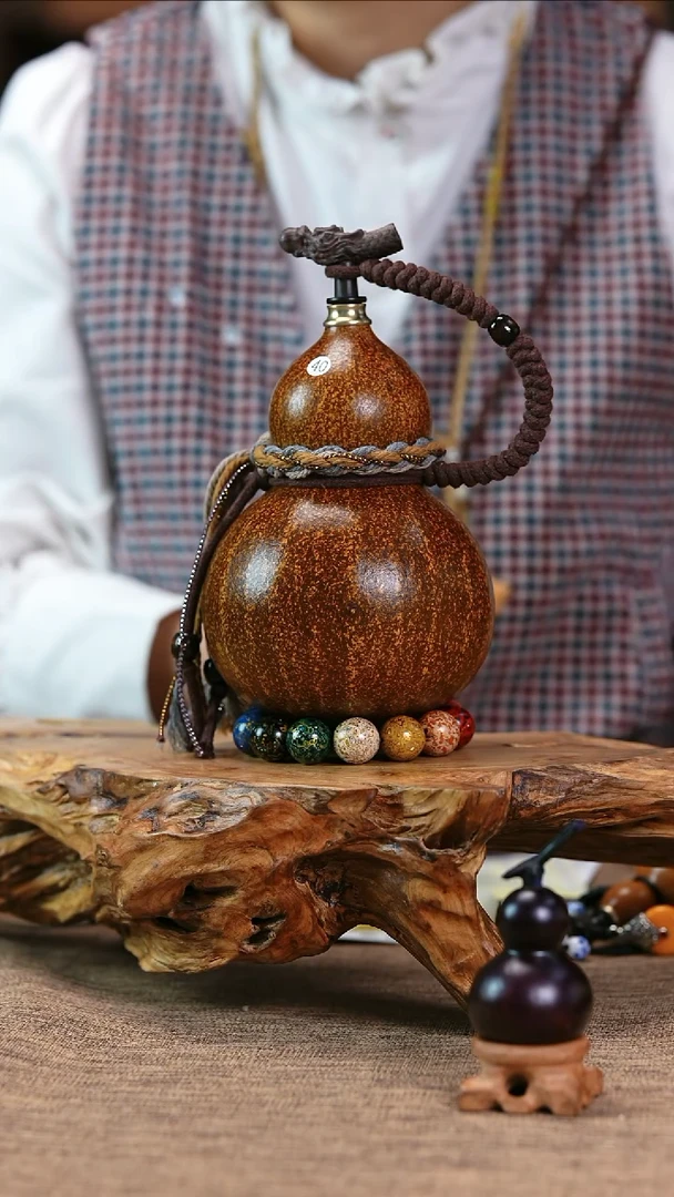 【闪购商品】40—光岳葫天然大漆酒葫芦不含漆珠