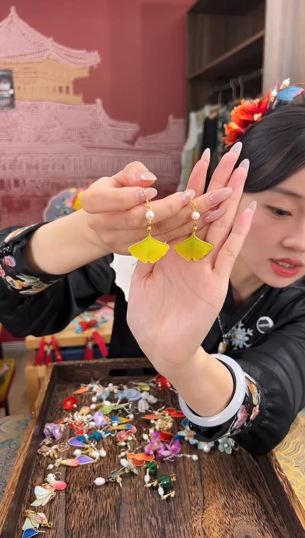 【闪购商品】刺绣苏绣世家非遗手工（耳环）