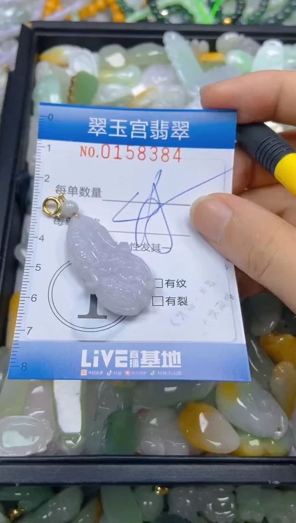 翡翠未镶嵌颈饰闪购0158384
