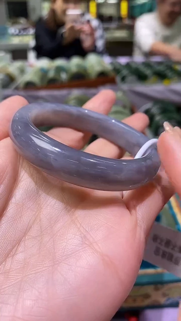 未镶嵌手镯和田玉和田玉青海料手镯52mm