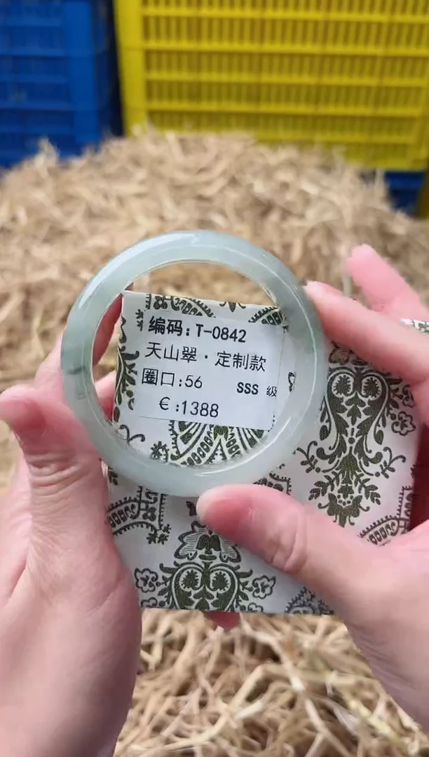 未镶嵌手镯石英质玉T-0842