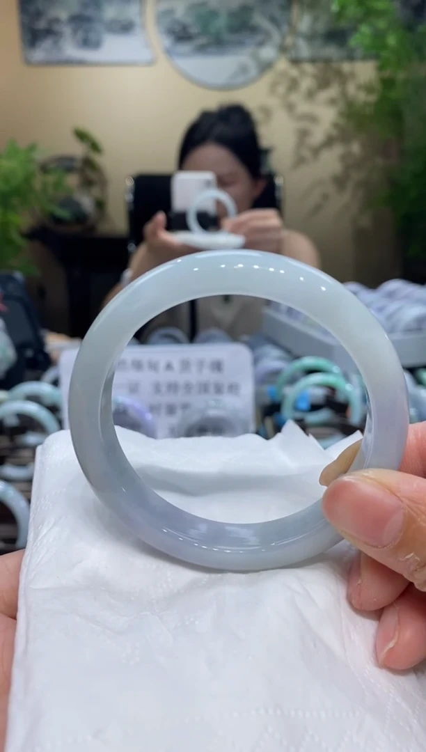 翡翠手镯未镶嵌翡翠57-58