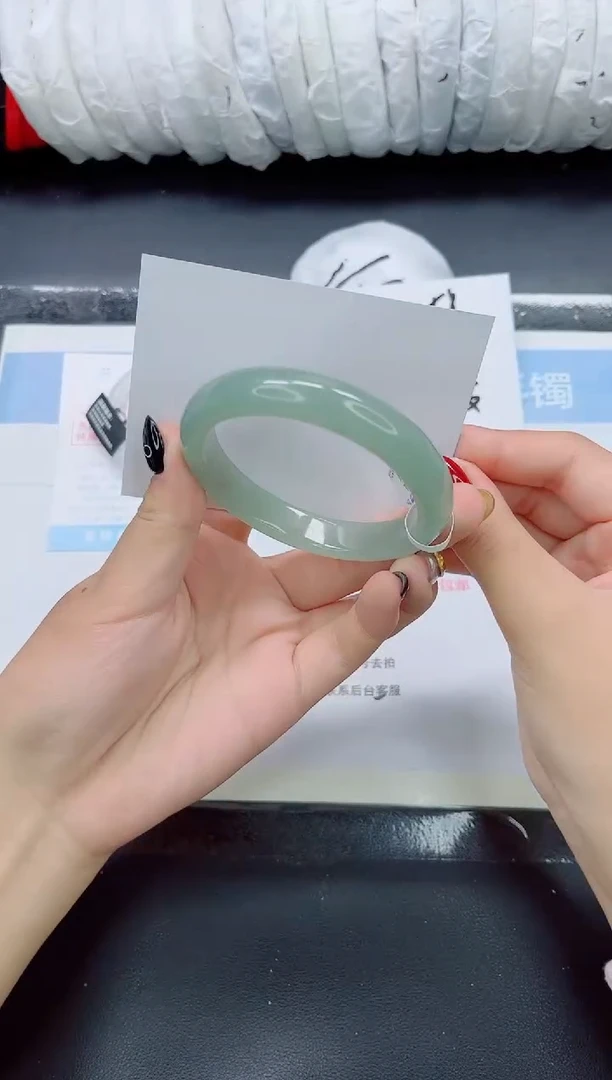 未镶嵌手镯石英质玉0122-58