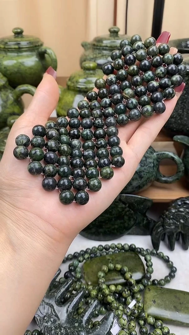 【闪购商品】蛇纹石玉眼罩未镶嵌眼罩