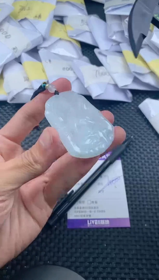 翡翠未镶嵌颈饰