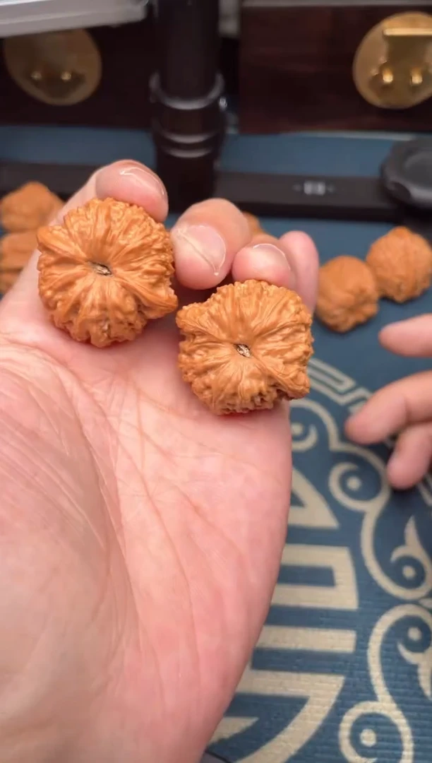 文玩核桃吊坠承德密纹全品保33