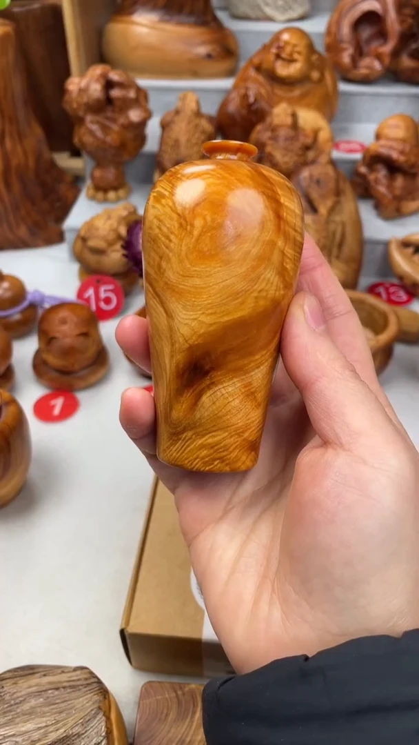 木娜*佳太行崖柏精品 花瓶/把件/雕刻件 -鉴赏期48小时