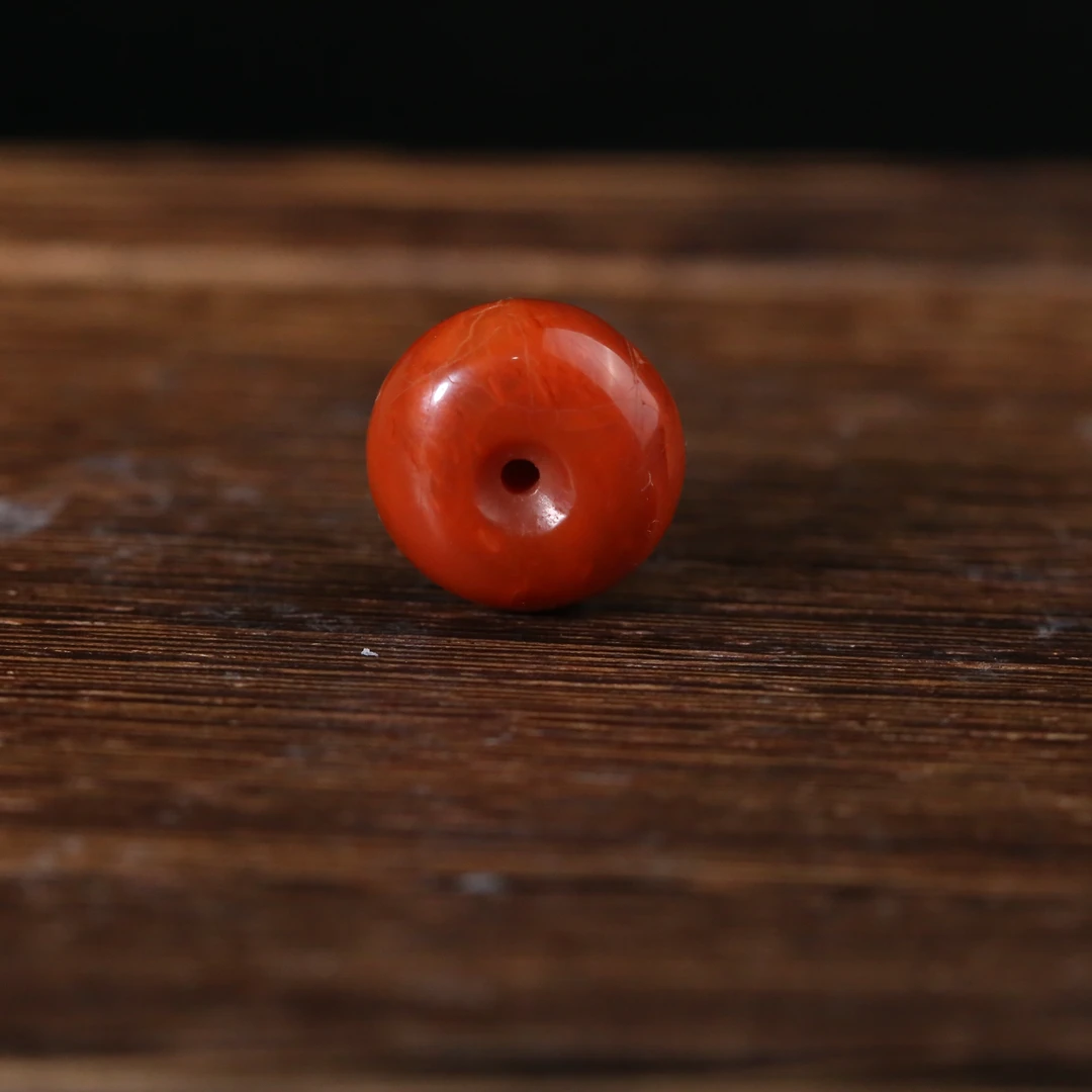 南红玛瑙平安扣【古珠精选】ANH2505232029