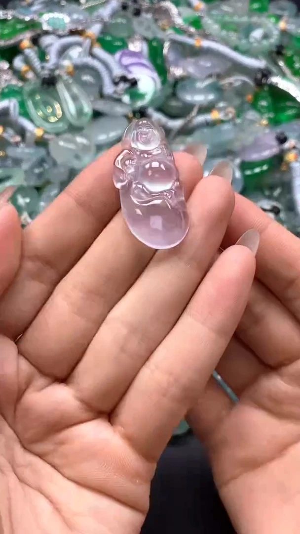 颈饰未镶嵌翡翠(配扣头多样性发其一）83
