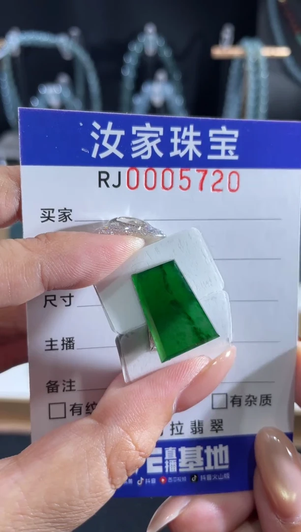 未镶嵌挂件翡翠5720