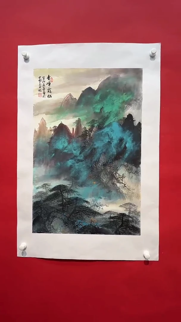 国画作家陆远华纯手绘国画