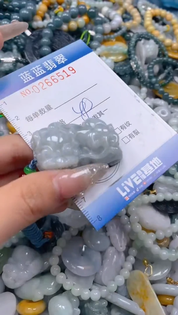 翡翠未镶嵌颈饰闪购0266519