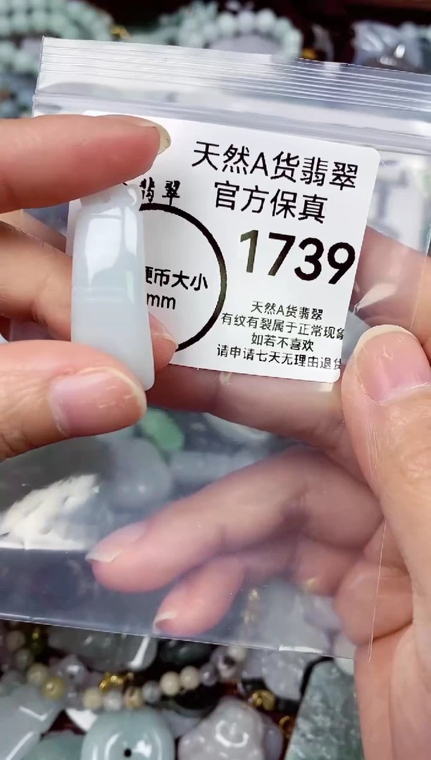 【闪购商品】翡翠颈饰未镶嵌天然A货翡翠1739