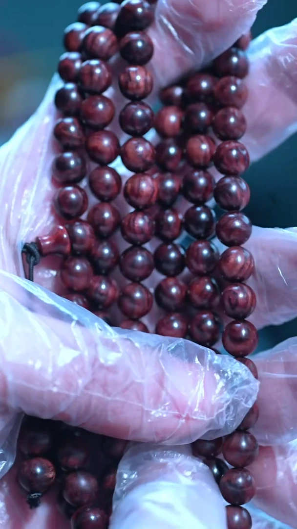 手串/手链黄花梨/降香黄檀海南黄花梨0.8*108紫油梨手串