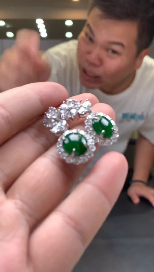 颈饰未镶嵌翡翠多样性发货（只发一对）*N64