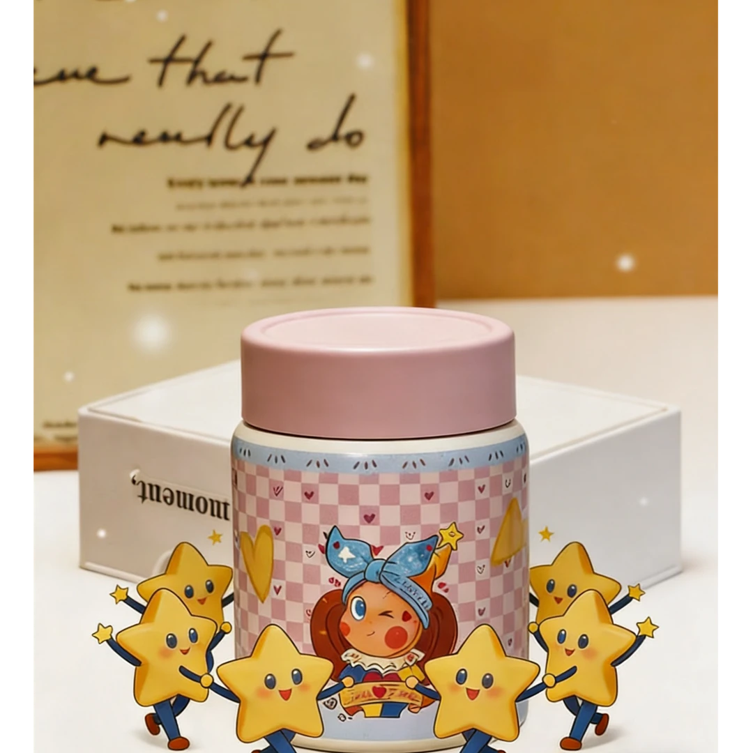 【新品】保温保冷220ML316+陶瓷釉早餐保温奶瓶