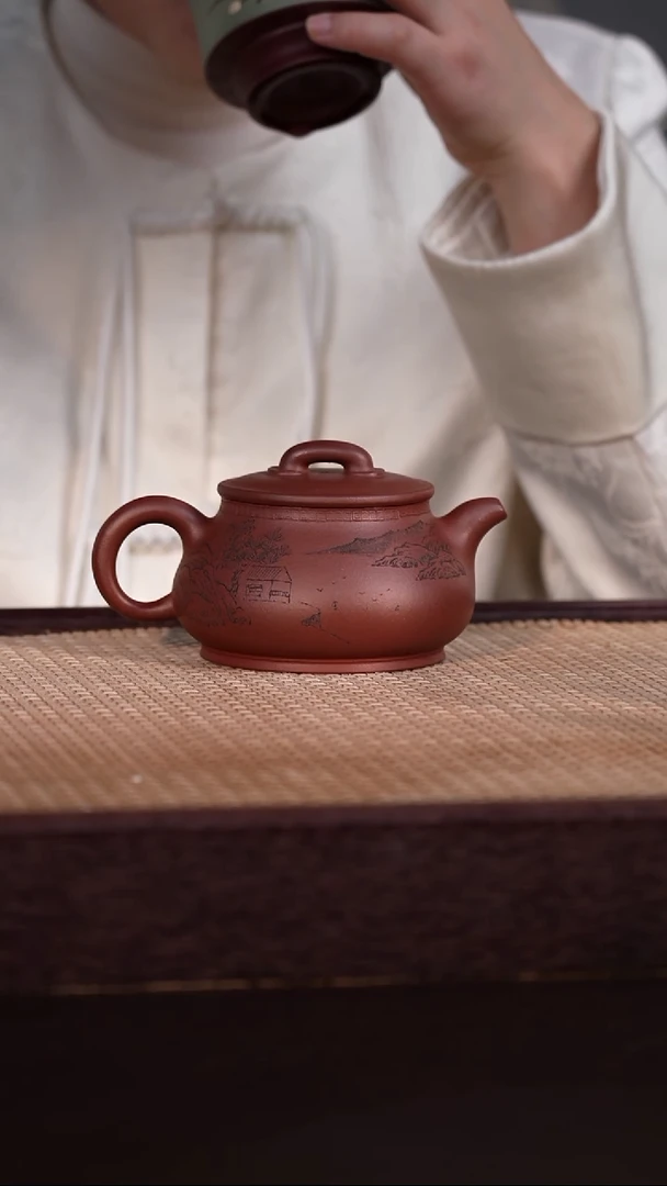 茶壶紫砂紫泥 250cc