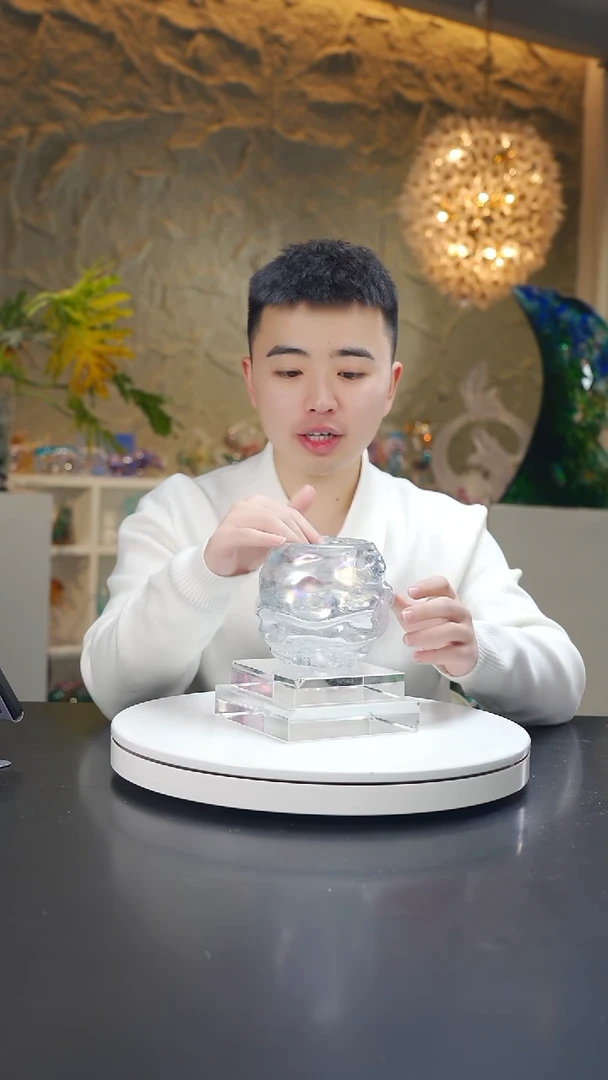手工艺品琉璃净色设计款花器