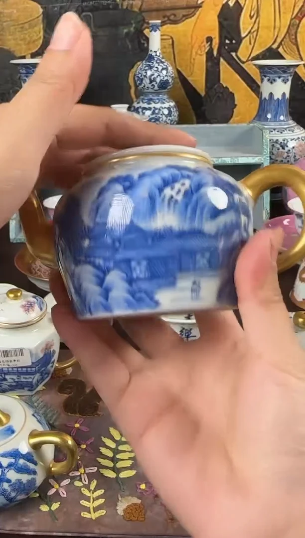 瓷片左*景德镇瓷器茶器茶杯