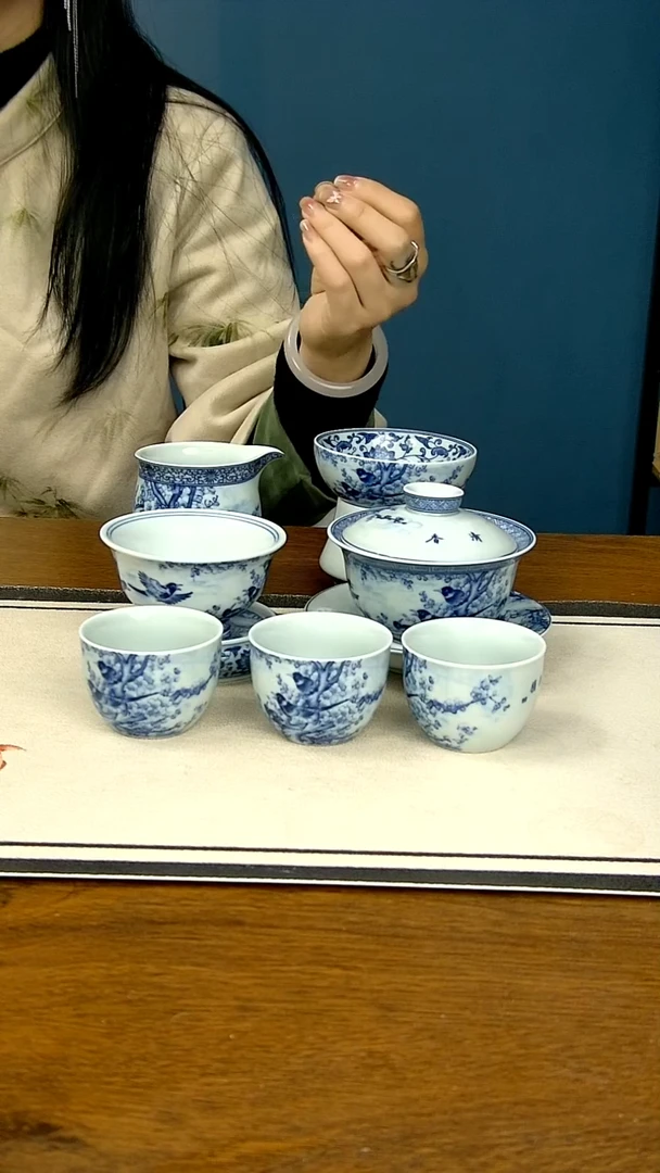 【闪购商品】喜上眉梢八件套-----三个客杯