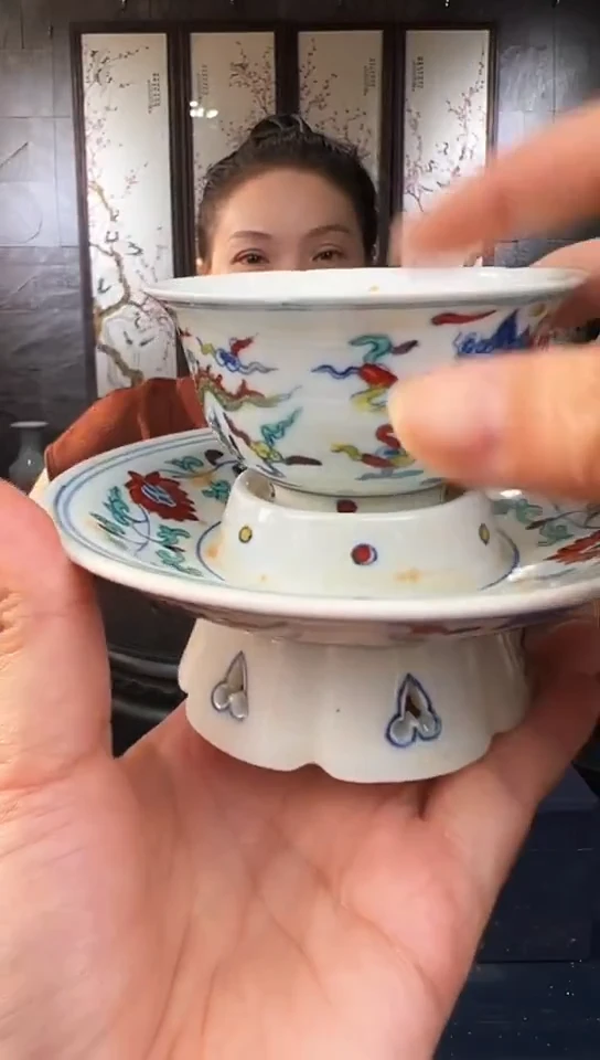 其他景德镇瓷板画花瓶主人杯